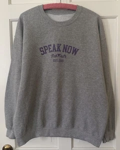 Taylor Swift Speak Now Est. 2010 Sweatshirt XL XXL - Picture 1 of 3