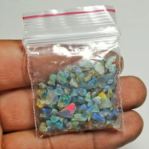 Opale di Fuoco Naturale 5,14 Ct. Forma Ruvida 1 Pz Gemma Sciolta per Creazione Gioielli - Foto 1 di 4