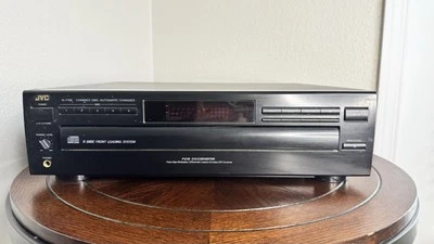 JVC XL-F108BK CD Changer 5 Compact Disc Player No Remote Tested and Working - Image 1 of 2