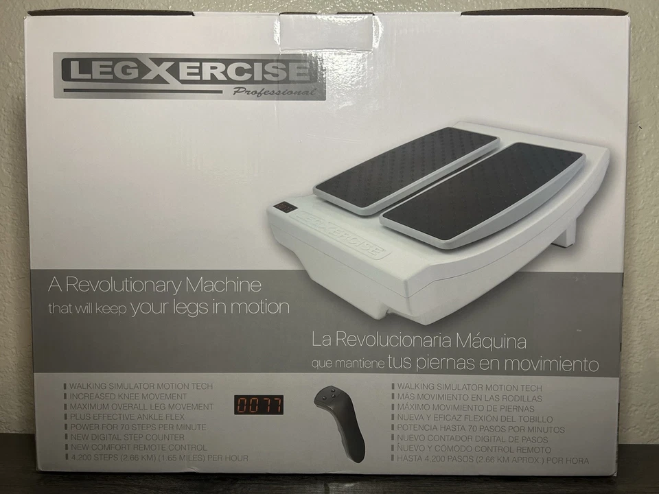 LegXercise Motorized Leg Activator Exercise Machine With Remote LEGX-012