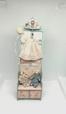 Hermosa alfombra Hemy escala 1:12 miniatura conejo asentamiento Foto 1 de 4