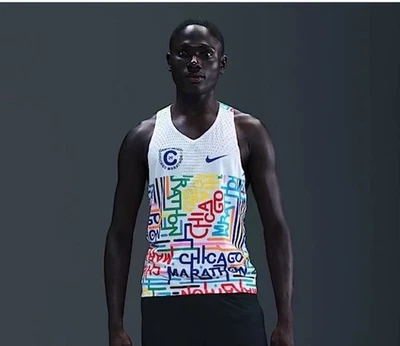 Nike AeroSwift Men's ADV Chicago Marathon 2025 BOA Running Singlet XS HQ4277-100 - Image 1 of 4