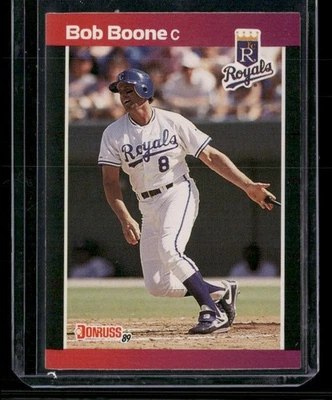 1989 Donruss Traded - Bob Boone #T-5 - Image 1 of 2