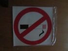 Rauchen verboten Aufkleber selbstklebend Hinweis Verbotsschild 20 cm Durchmesser