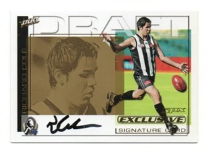 2002 Select Exclusive SPX Draft Signature (DS11) Richard COLE Collingwood *** - Picture 1 of 1