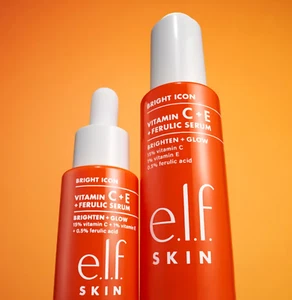 ELF Bright Icon Vitamin C + E + Ferulic Serum -Brightening Anti Dark Spot e.l.f. - Picture 1 of 8