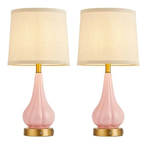 2 Pack Cordless Portable Table Lamp, 5000mAh Rechargeable Battery Operated Lamps - Picture 1 of 6