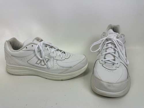 Scarpe sneakers casual New Balance uomo 577 MW577WT bianche taglia 14 D