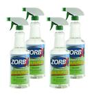 Zorbx Air Freshener 32 Oz Unscented Odor Remover Non Toxic Biodegradable 4 Pack