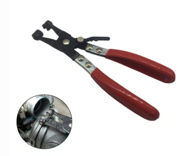 Ratchet Lock Swivel Jaw Straight Flat Band Type Auto Hose Pipe Clamp Pliers - image 1 of 4