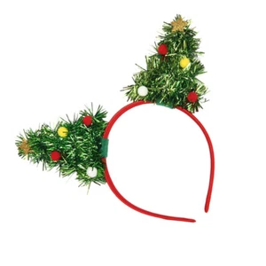 Fascia Natalizia Bomboniera Festa di Natale Copricapo Natale Accessorio Capelli - Foto 1 di 12