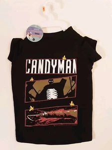 Nueva Camiseta Mezclada M Mascota Perro o Gato Candyman Disfraz de Halloween - Imagen 1 de 5