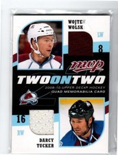 2009-10 Upper Deck MVP Two on Two Jerseys #JTWCG Wolski/Darcy Tucker/Sam Gagner
