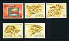 Ghana MNH Complete Set #559-563 Christmas 1975 Angels Stamps