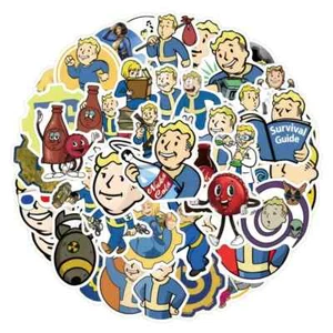 Fall Out Game Stickers Lot (8)(Randomly selected) - Picture 1 of 5