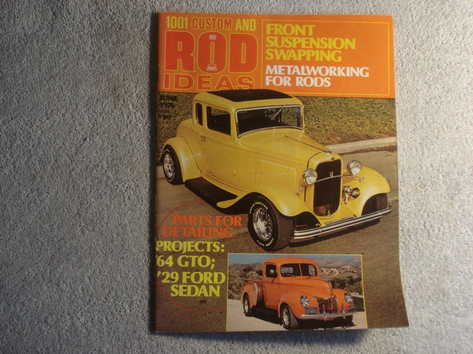 1001 Custom and Rod Ideas 1976 June Summer VINTAGE Hot Rods and Custom Cars - Image 1 of 1