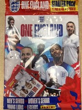 Panini One England 2023 Official Stickers Collection Starter Pack Album +5 packs