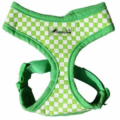 Dog Harness, No Pull Adjustable Neck Chest, Green Racing, Small 13-17.5" Chest - Image 1 of 3