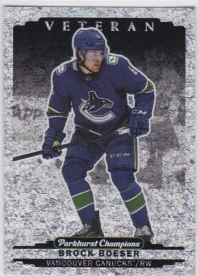 2022/23 PARKHURST CHAMPIONS..BROCK BOESER..SPECKLED..SP..CARD # 151..CANUCKS - Image 1 of 2