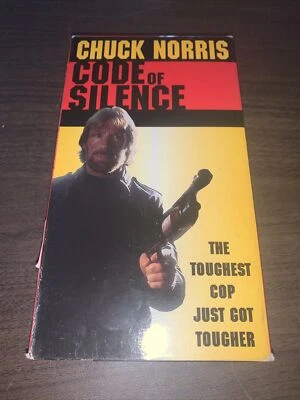 "CODE OF SILENCE" VHS Tape  Chuck Norris - Image 1 of 3