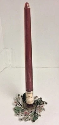 Lote de 2~Jim Marvin 3" Rojo y Blanco Berry Vela Anillo Navidad Festivo Foto 1 de 4