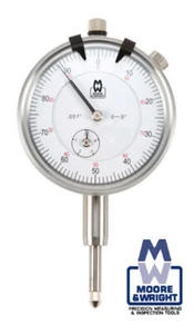 Moore & Wright DTI Dial Test Indicator 0-1/2" Lug Back MW401-01 - Picture 1 of 2