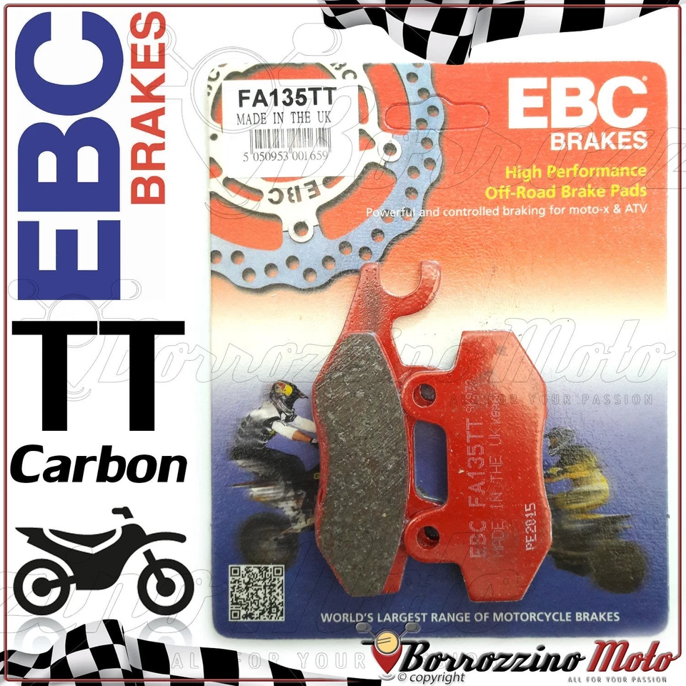 PASTIGLIE FRENO ANTERIORE EBC CARBON FA135TT per SUZUKI RM 250 1989-1995 Foto 1 de 1