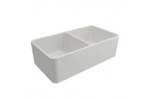 Turner Hastings Novi 85 x 46 Fine Fireclay Gloss White Butler Sink ( Lot 285) - Picture 1 of 10