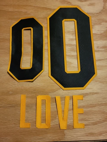 100% Authentic Kevin Love Cleveland Cavaliers Icon Edition Jersey Number Set #0 Cover