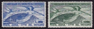 Vatican, 1949 UPU Set of 2. SG 149-50 Superb Unmounted Mint MNH. Cat £275 - Picture 1 of 2