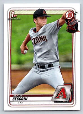 2020 Bowman Draft 1st Edition #BD85 Slade Cecconi (ref 214793) - Image 1 of 2