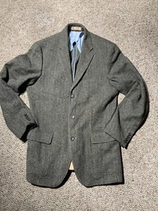 Jcrew Clayton Sportcoat Moon Yorkshire Tweed Herringbone Jacket Sz 42L - Picture 1 of 12