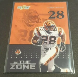 2002 Score In The Zone Corey Dillon Insert Card - Cincinnati Bengals - Picture 1 of 1