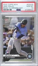 2020 Topps Now Road to Opening Day /84 Jake Fraley PSA 10 GEM MT Rookie RC