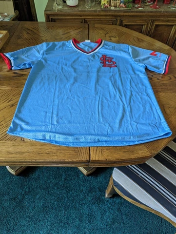 PAUL GOLDSCHMIDT #46 SGA 4/16/23 Powder Blue Mesh Mystery Jersey Size XL Cover