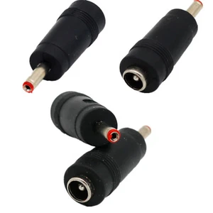 10x DC Power 3.5mm x 1.35mm Male Plug To 5.5x2.1mm Female Jack Adapter Connector - Picture 1 of 7