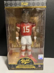 Funko Gold 12" Patrick Mahomes Chiefs Series 1 NFL New - Picture 1 of 5