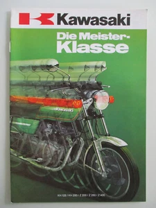 Kawasaki Meister-Klasse Z 400 250 200 KH 250 125 Prospekt brochure 1970er Jahre - Picture 1 of 5