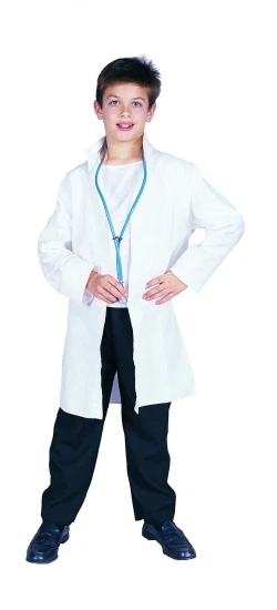 WHITE LAB COAT ER DOCTOR DR CHILD COSTUME SCIENTIST SCRUBS KIDS BOY GIRL 90030 - Image 1 of 1