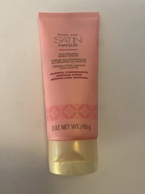 Mary Kay Satin Hands Shea Cream 3oz Blissful Pomegranate Moisturizer New - Image 1 of 3