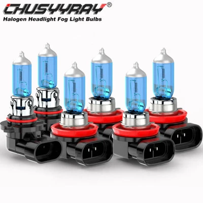 Combo de 6 faros halógenos altos/bajos + faros antiniebla + para Mazda 6 2014-2017 Foto 1 de 4