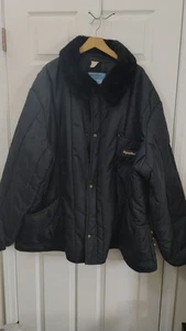 Großer Herren 6XL Tall RefrigiWear Arbeitsmantel, schwarz - Bild 1 von 17