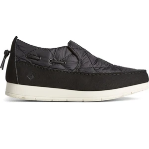 Zapatos Sperry para mujer Moc-Sider de nailon sin cordones para interiores/exterior, negros, talla 9 - Imagen 1 de 15