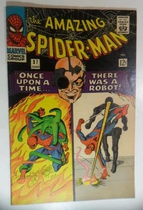 AMAZING SPIDERMAN #37 JUNE 1966 FIRST NORMAN OSBORN FIRST ROBOT MASTER F/VF 7.0 - Picture 1 of 10