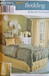 Simplicity Sewing Pattern 5600 Home Decor Bedding Duvet Cover Dust Ruffle OS UC - Picture 1 of 6