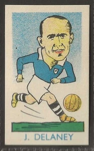 KIDDYS FAVOURITES-POPULAR FOOTBALL 1948-#02- MANCHESTER UNITED - JIMMY DELANEY  - Picture 1 of 2