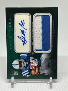 2011 Topps Inception Rookie Grey /50 Delone Carter RPA Jumbo Patch Auto RC - Picture 1 of 2