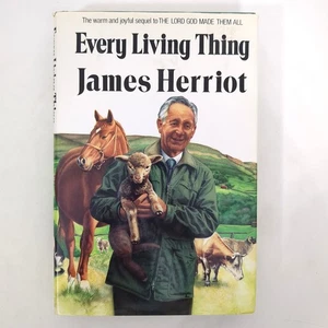 Every Living Thing Veterinary Stories England Hardcover Book James Herriot 1992 - Picture 1 of 24