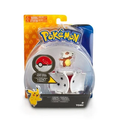 Figura de acción Pokemon Throw N Pop CUBONE con Poke Ball Battle - Nuevo Foto 1 de 4