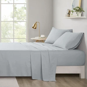 Side Storage Pockets Ultra Soft Wrinkle Free Microfiber Bed Sheet Set Bedding... - Picture 1 of 8